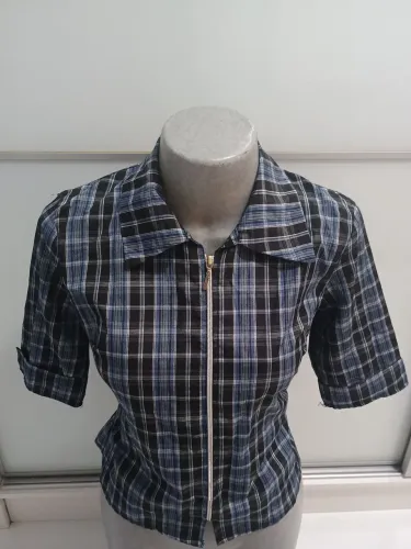 Blusa Feminina Xadrez