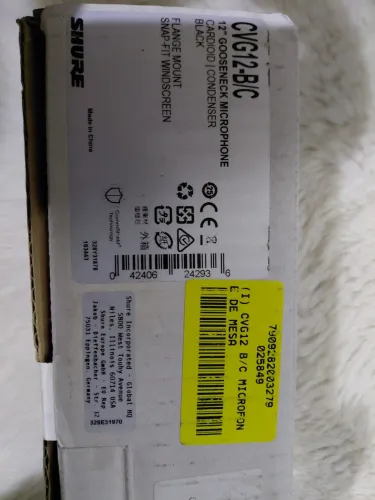 Microfone shure gooseneck semi novo 