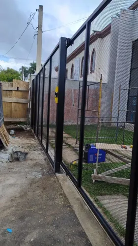 Fábricamos portão com Chapa expandida