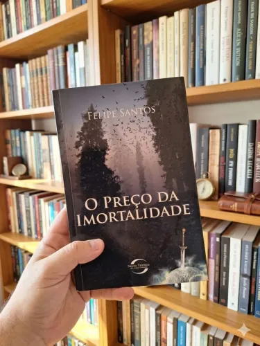 Vendo o livro "O Preço da Imortalidade" de Felipe Santos.