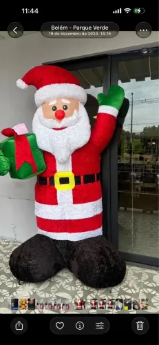 Papai noel inflável