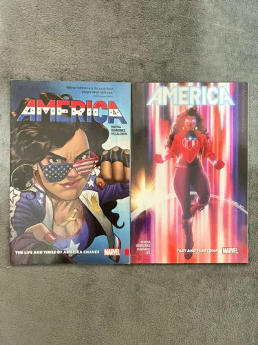Combo 2 HQs America Chavez Vol 1 e 2 - Importado (Inglês)