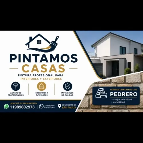 Pintura exterior e interior reformas em general contamos com pedrero