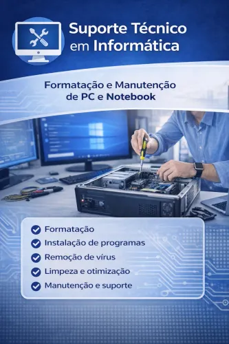 Suporte Técnico em Informática | Formatação e Manutenção de PC e Notebook