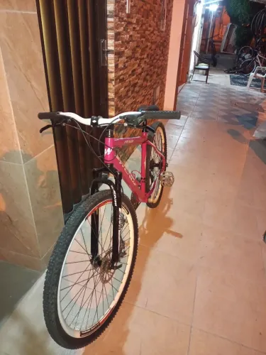 Bicicleta aro 29 nova, quadro inox jante inox, boa qualidade quadro tamanho 17