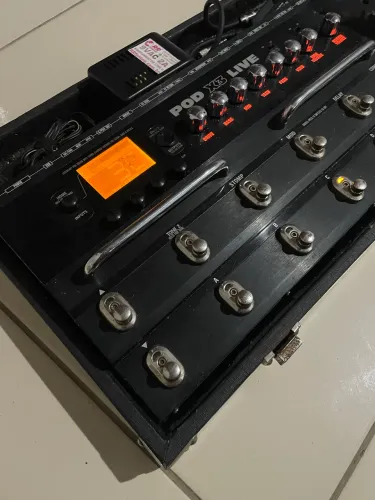 Pedaleira line 6 pod x3 live