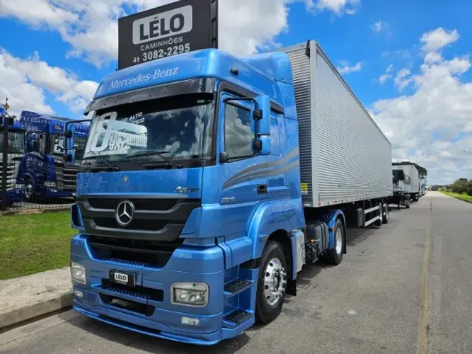 Mb Axor 2041 4x2 Ano 19 Teto Alto Automático Mola + Baú 3 Eixos Nostra Ano 27 30plt c/pneu