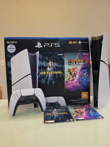 PlayStation 5 Slim Digital + Jogos