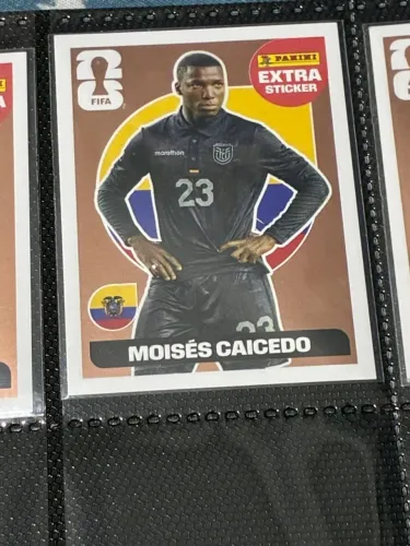 Figurinha Legend Extra Sticker Moises Caicedo Bronze