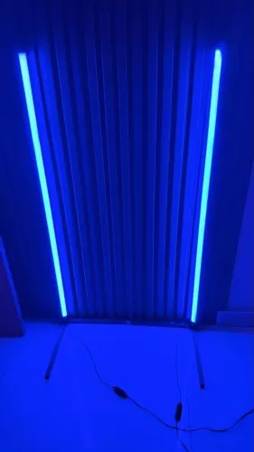 Kit 2 luminárias LED RGB de Chão