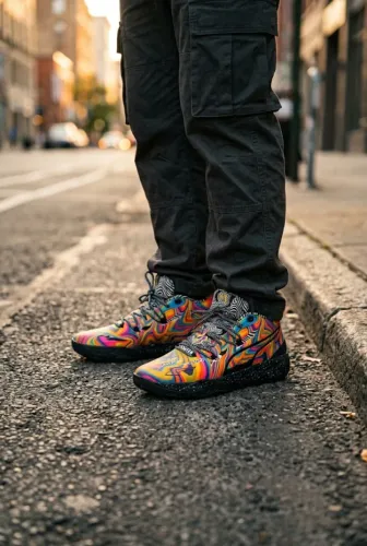 Tênis Puma LaMelo Ball (Linha MB) - Edição Especial Multicolor / Zebra