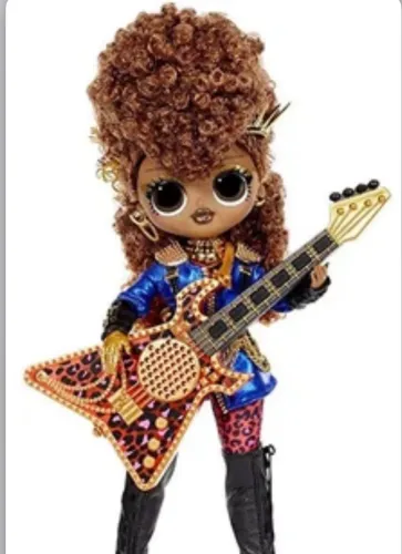 Boneca LOL OMG Music Remix Rock: Ferocious and Bass Guitar (NRFB)