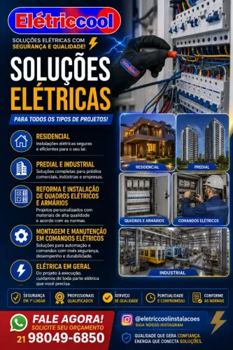 SERVIÇOS ELÉTRICOS RESIDENCIAIS, PREDIAIS E INDUSTRIAIS