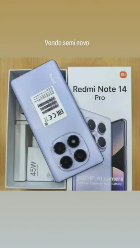 Xiomi note 14 pro 5g Semi novo