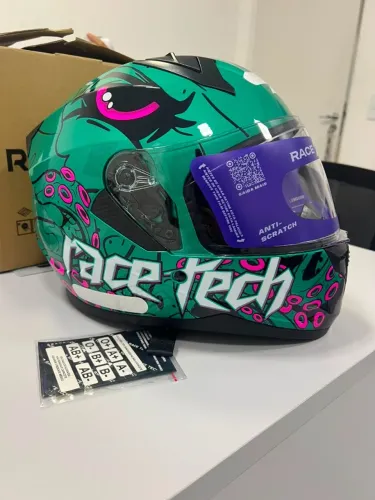 ? CAPACETE RACE TECH KRAKEN - NOVO - TAM. 60