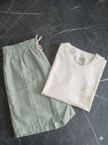 Conjunto bermuda e regata