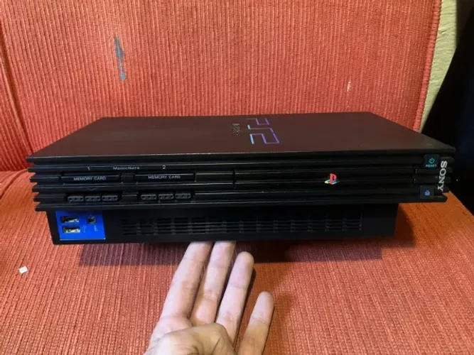 PS2 FAT Leitor Bom Detalhe Na Gaveta