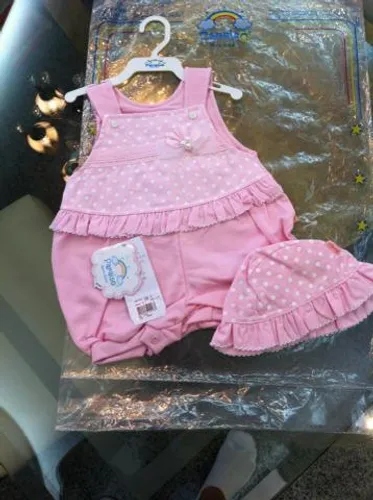 Conjunto de banho de sol bebê marca PARAÍSO 