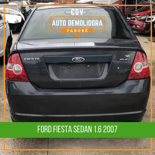 Sucata Ford Fiesta Sedan 1.6 2007 Disponível para venda de peças!