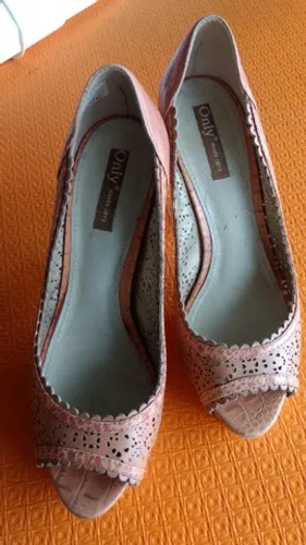 Sapato Salto Only - Cor Nude [Número 37/38]
