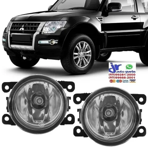 Par Farol de Milha Pajero Full 2007 2008 2009 Auxiliar Neblina