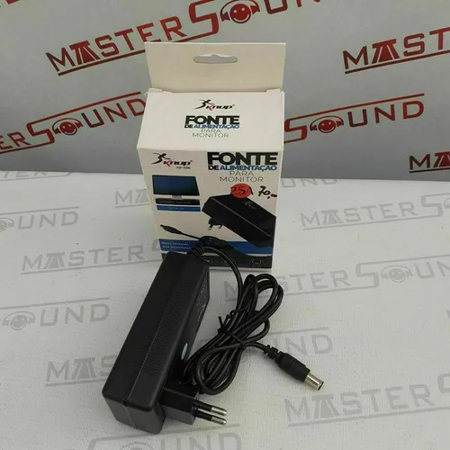 Fonte dealimentação para monitor. 12 volts. 2,5 Amperes. Nova. 
