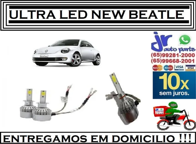 Lampada Ultra LED (baixa)New Beatle 6000K 12V 24V