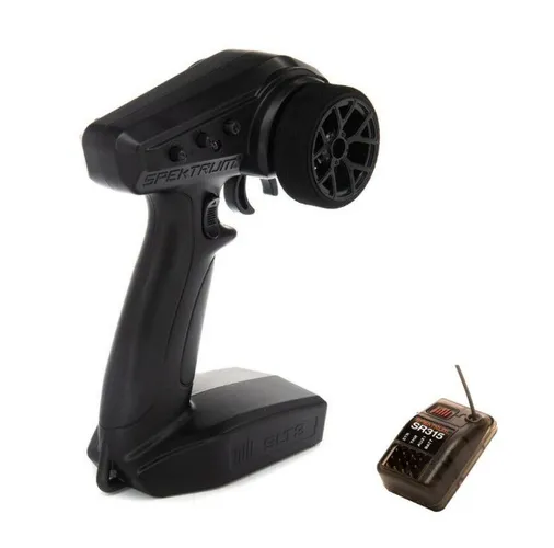 Radio Controle Spektrum Slt3 3ch Com Receptor Sr315 P/ Automodelos Diversos