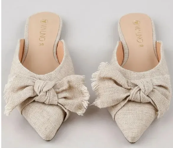 Mule sandália via uno
