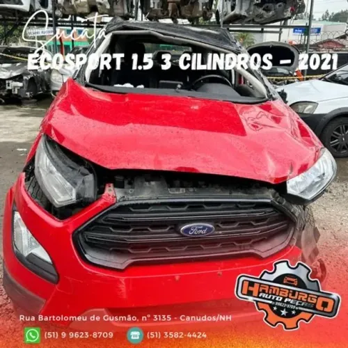 Sucata Ecosport 2021 1.5 3 cilindros para peças 