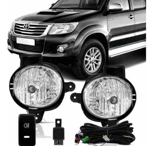Kit Farol Milha Auxiliar Neblina Hilux 2012 2013 2014