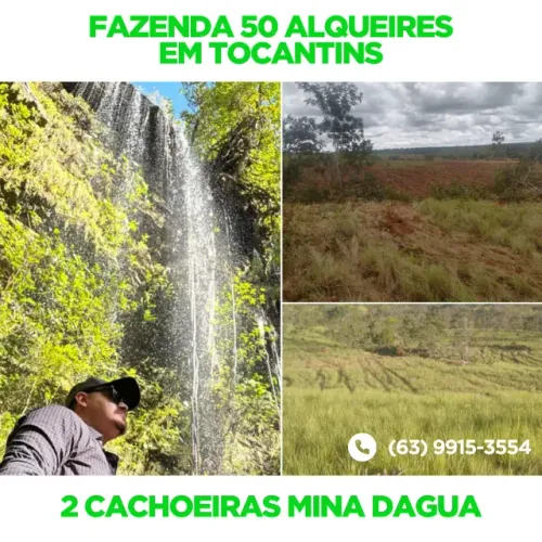 Fazenda tocantins Terra, Lavoura, Platanção, Soja, Cana, Canavial, Cercada, Chacara, Cháca