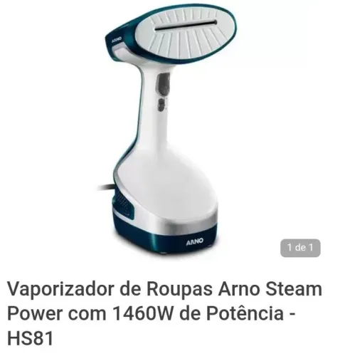 Vaporizador de roupas Arno Steam Power 1460w 220v