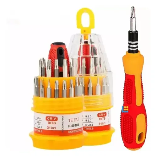 Kit de Chaves de Precisão CR-V Bits 31 Peças - WZetta