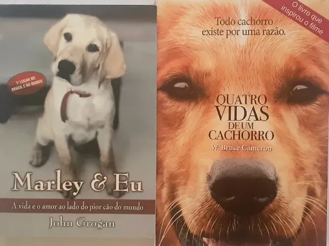 2 Livros que inspiraram filmes de sucesso: Marley & Eu e Quatro Vidas de um Cachorro