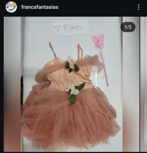 Fantasias de Fada rosa Infantil - 8 anos