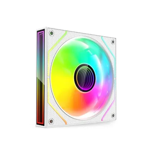 Cooler Fan 120mm C3Tech F9-L300WHRGB White Led Rgb *Molex - WZetta