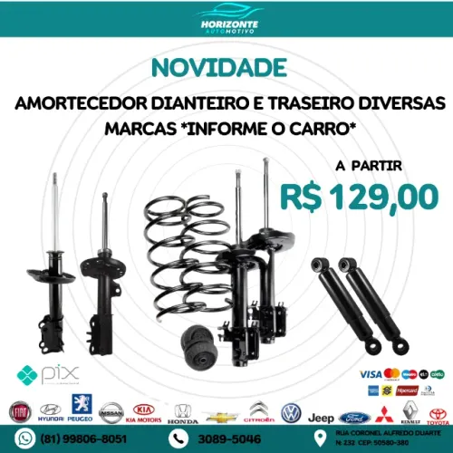 Amortecedor dianteiro e traseiro *informe seu carro*