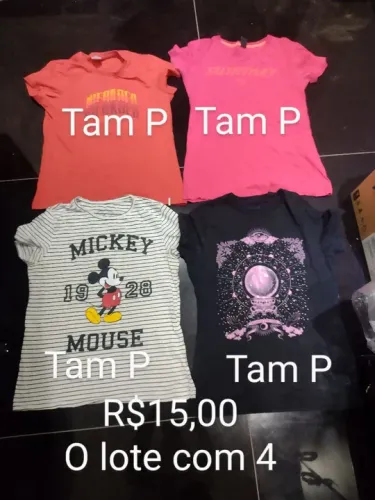 Peças roupas femininas valor nas fotos 