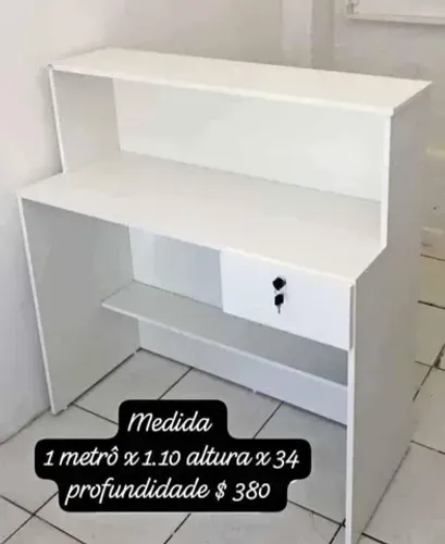 Balcão caixa para comércio 