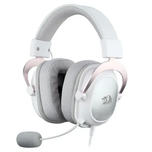 Headset Gamer Redragon Hero White P3 C/ Adaptador P2 - WZetta
