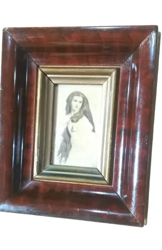 Antigo Quadro Imperatriz Sissi Da Baviera Anos 40