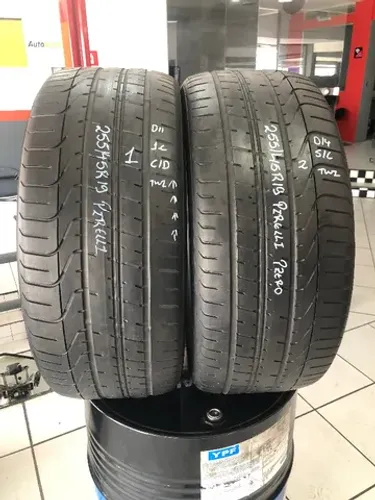 KIT 02 pneus 255/45R 19 Pirelli pzero 100W (usados) 1/2