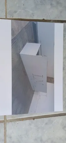 Fachada para loja 2.95 largura x 0,97 altura