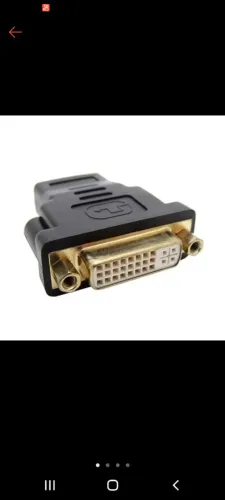 Adaptador dvi femea 24+5 para hdmi macho 