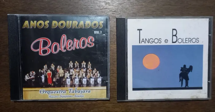 2 CDs com os clássicos Boleros e Tangos