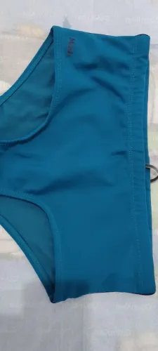 Sunga Cavada Azul Esverdeada Tamanho M 
