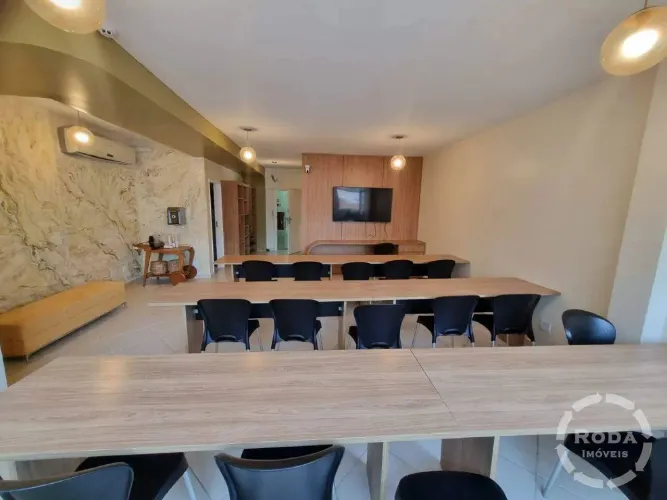 Excelente espaço comercial mobiliado para alugar no Gonzaga Santos -S.P. 97 m²