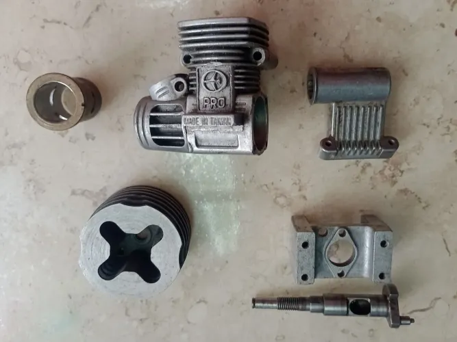 motor thunder 15, camisa, virabrequim e cabeçote