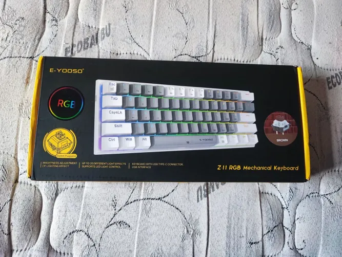 Teclado Mecânico RGB Z-11 E-YOOSO novo na caixa